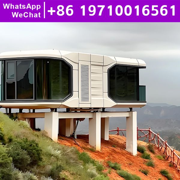 Economic Prefabricated Houses for Housing Space Capsule House Thermal Insulation Eco-Friendliness Low Cost Leak Proof Modular