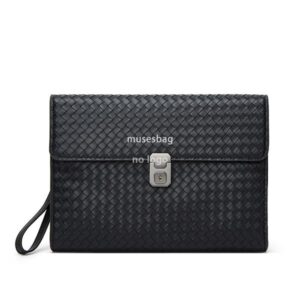 New men's grab bag PU leather grab bag Soft waterproof business mobile phone bag underarm bag