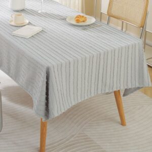 W385 Simple style striped table cloth anti-scalding three-dimensional table cloth