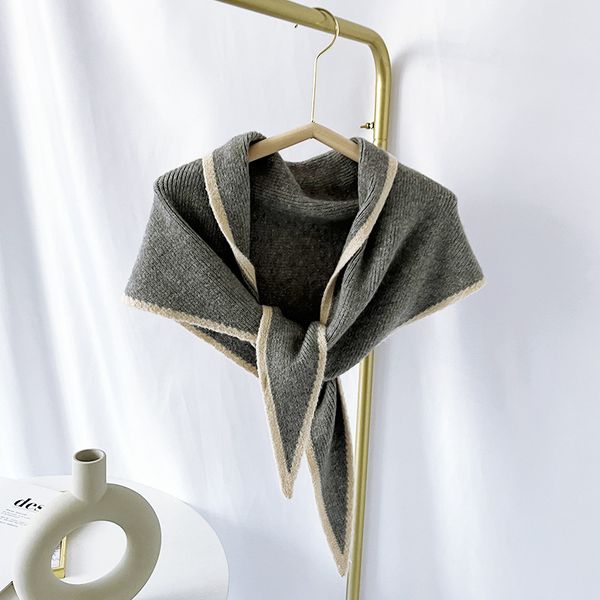 Autumn and winter knitted neck warm shawl --836217