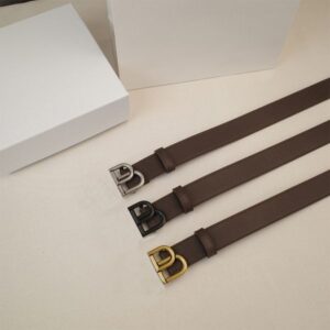 Designer Belt Width 3.0CM Cowhide Matte Retro 3 Buckle Leathers Belts for Men Women 5 color Real Leather Top Quality