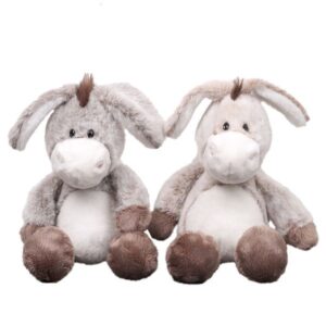 32Cm Stuffed Animals Small Donkey Doll Long Ear Hanging Leg Plush Toy Wholesale Gift Baby Soothing Appease Ornament