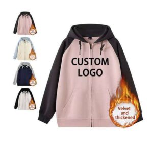 Heavyweight 420g Pullover Women's Thick Terry Winter Blank Puff Print Hoodie
