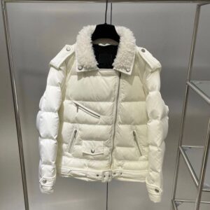 Designers top down coat vest womens parkas fashion classic print Women's Clothing motorcycle fur collar winter jackets