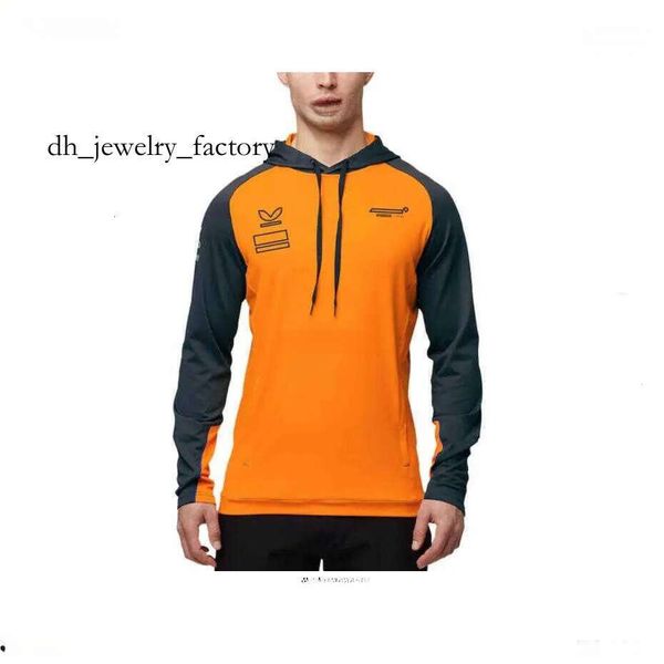 Designer F1 Hooded Formula One Mclaren Team Dr3 Gulf Oil Co-Branded Light Blue Hoodies Mens And Womens Racing Lovers Spring Autumn Jumpers Hoodie 151