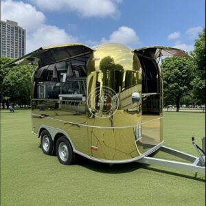 Mobile Kitchen Food Truck Pizza Burger Ice Cream Coffee Concession Food Trailer With Full Kitchen Equipments