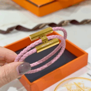 Fashion Charm Bracelets Unisex Orange Leather Rope Wristband Genuine Leather Braided Hand Rope Bracelet Designer Jewelry Bracelets For Elegant Men Women