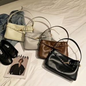 TOP-quality Designer bags Genuine Leather Shoulder Bag Luxury Bag Handbags women underarm bag Women Handbags underarm bag black brown micro bag clutch bag