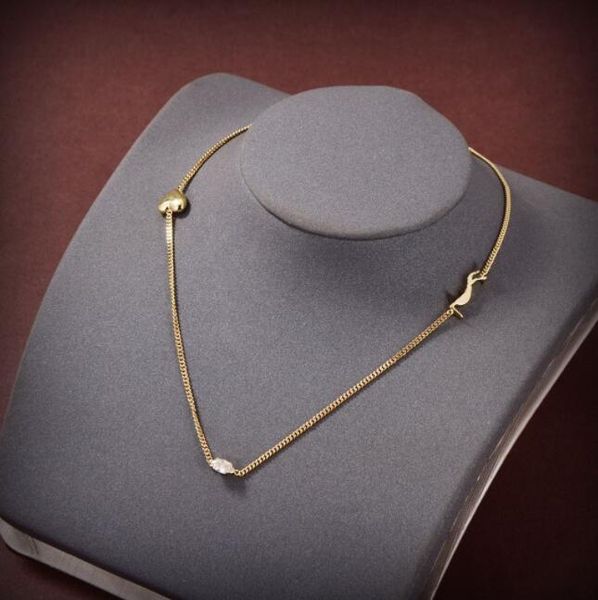 Letter Earrings Fashion Gold Ear Studs Women's Necklaces & Earrings T2945