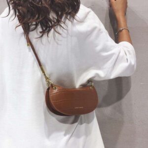 Internet celebrity western-style small for women 2025 new trendy version fashionable stone pattern shoulder ins versatile