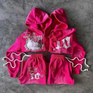 Men's Tracksuits Streetwear Zip Hoodie Sweatpants Suit Mens Clothes Two Piece Set Hip Hop Embroidered Sweatshirt Stripes Casual Pants cba