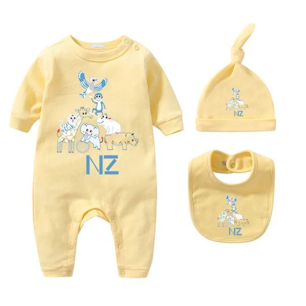 Designer Kid Clothing 100% Cotton Baby Rompers Newborn Romper Sets New Born Jumpsuits Brand Kids Jumpsuit Girls Boys Clothes Babies Bodysuit