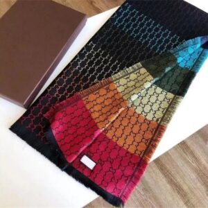 Women's 140-140cm silk wool scarf Shawl Leisure business luxury scarf optional with gift box