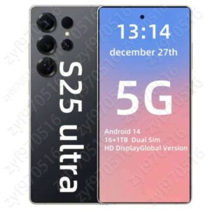 S24 25 Ultra 16GB+1TB smartphone cell phone Dual SIM 5G Phone 6.8HD+ Display 13MP+50MP Camera Android 13 Mobile Fingerprint Face ID GPS