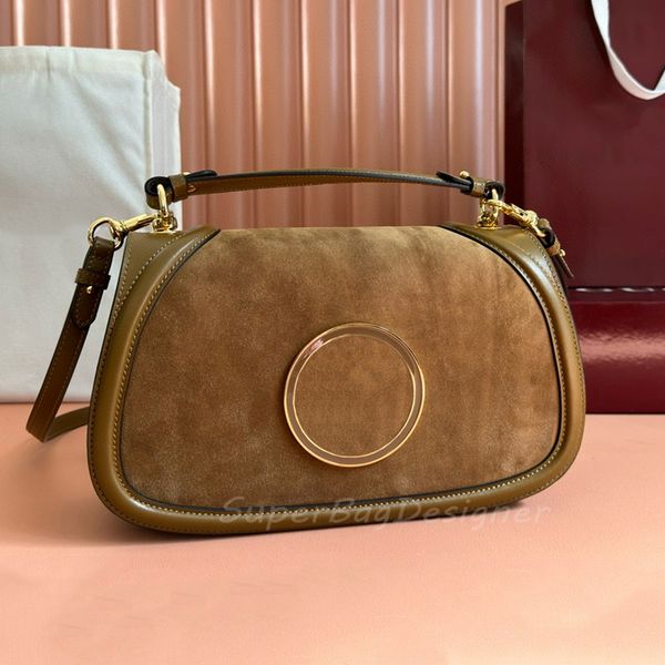 Blondie handle bag cover shoulder suede bag handle handbag bag genuine leather canvas style vintage fashional cross body women purse 10A highest quality 24K