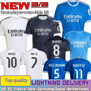 25 26 camiseta reals madrids Soccer Jerseys kits MBAPPE VINI JR BELLINGHAM Valverde RODRYGO MODRIC Arda Guler 2025 football shirt kids fans player adults kids kit