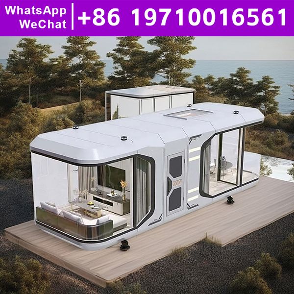 Buildings Prefab Home House Tiny Houses for Living 2 Bedroom Space Capsule House Low Cost Luxury Modern Outdoor Factory Price