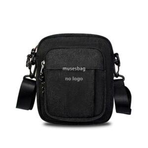 Leisure simple canvas crossbody bag Korean version of the trend shoulder bag all outdoor travel crossbody bag lightweight sports bag