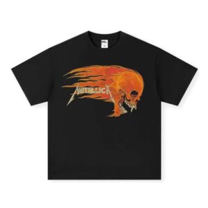 Rock Band Heavyweight Short Sleeve Crossover American 280g Unisex Oversized DTG Cotton T-Shirt