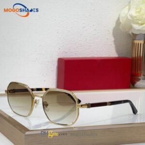 Designer sunglasses for women men summer fashion premium Metal frame glasses luxury temples outdoor casual oval frame sun glasses 0492