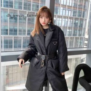 Autumn And Winter V-neck parkas duck luxury down jackets long hot jacket With Waistband And Waist Cinching Design Fashionable And Elegant Women's plus size a5f