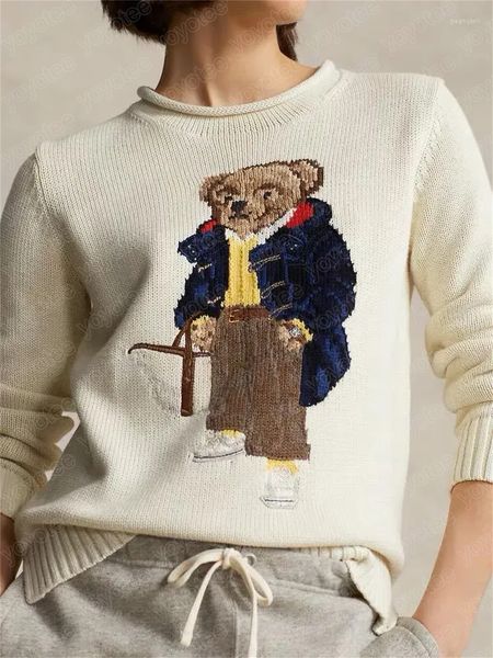Womens Sweaters 10 Style Sweater Winter Soft Basic Cute Bear Women Pullover Cotton Bear Pulls Fashion Knitted Jumper Top Sueters BFG2411195