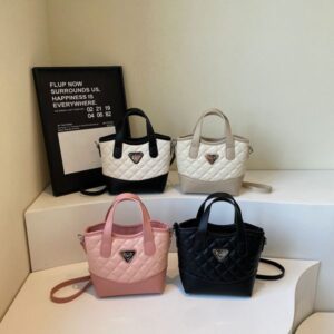 Spring color rhombus handbag bucket female fashion all commuter leisure shoulder crossbody bag 2025s hot