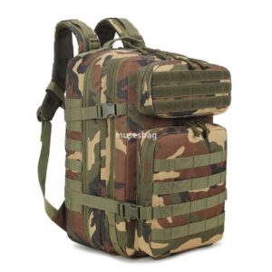 Explosive sports outdoor military fan bag camouflage backpack 40L large capacity 3P tactical backpack