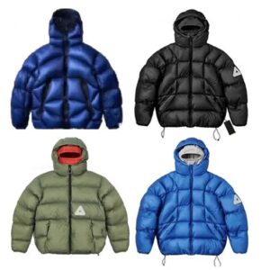 mens jacket perrex matte palaclava designer puffer jacket Winter With Face Mask Windbreaker Coat Printed Warm Hooded Puffer Casual Outwear Jacket asian size