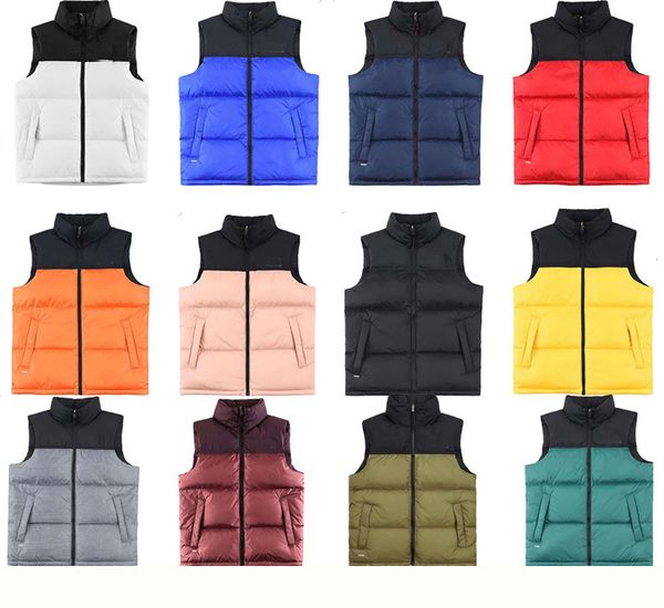Mens Designer Puffer Vest Winter Warm Thick Down Waistcoat Outdoor Sleeveless Jacket Bodywarmer Casual Streetwear for Men Women Unisex Couple