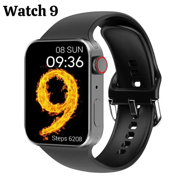 2024 Smart Series 9 8 45mm 2.1 Men Women Watch Bluetooth Call Bracelet Wristband Wireless Charging Fiess Tracker Sport Smartwatch IWO For Android IOS Watches