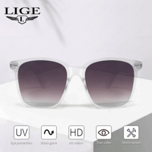 LIGE AI Smart Glasses UV-resistant running baseball sunglasses cycling glasses Wireless call music control Outdoor glasses Waterproofing in life