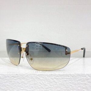 New Womens Frameless Sunglasses PR75 Popular Womens Designers Frameless Square Retro Sunglasses 100% UV Resistant Polarizing Lens Top Quality Glasses