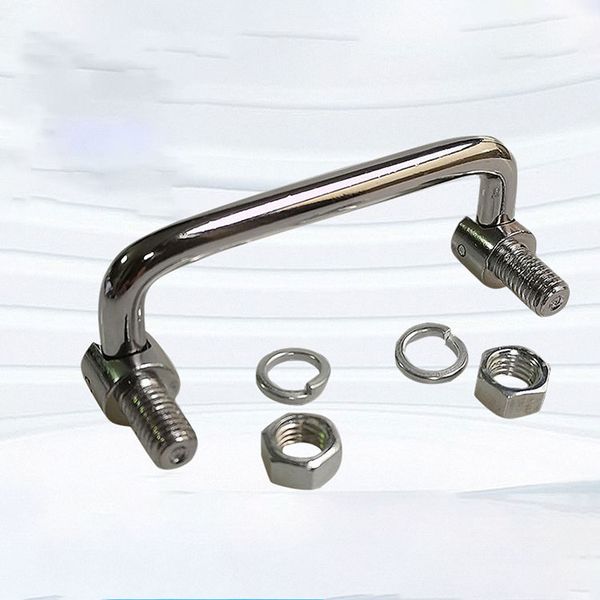 Sturdy 304 Stainless Steel Foldable Handles for Various Cabinet Types Including Tools and Electrics