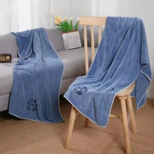 Ultra-absorbent Highly Absorbent Pet Dogs Cats Soft Quick Drying Blanket Premium Grooming Towel for Pets