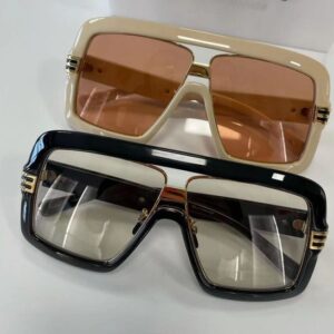 vintage brand hot mens designer sunglasses for men new womens sunglasses for women large square Connected frame design classic uv400 protective leisure eyeglasses