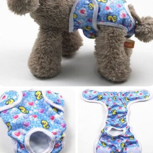 Dog Accessories Diapers Physiological Pant Puppy Women's Panties Shorts Underwear Washable Female Dog Diper Panties Pet Dog Cat Clothes