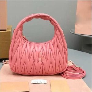 Mens Wander Matelasse tote Designer shoulder bag Top quality Womens handbag strap purse hobo clutch half moon Underarm bags Leather armpit Crossbody Bags