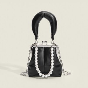 Daily wear urban minimalist women handbag women new crossbody handbag Korean niche design gold clip chain shoulder bag