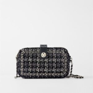 New patchwork soft cloth single shoulder crossbody bag chain small square bag versatile small fragrant bag noble women's handbag