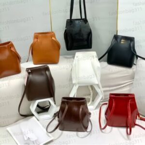 Designer bags Luxury Bag backpack crossbody bag Oil wax leather mini handbag with drawstring gift bag double shoulder strap single shoulder bag women travel bag