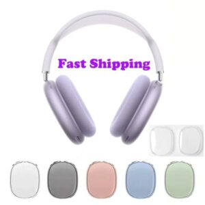 For Airpods Max bluetooth Headphone Accessories airpodspro max Transparent TPU Silicone Waterproof Protective case AirPod Max Headphones silicone Case
