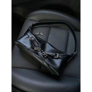 Underarm summer new casual versatile trendy and cool girl motorcycle bag niche high-end handbag for women