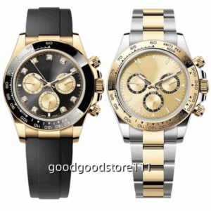 Luxury men's automatic mechanical watch design 41mm watch fashion 904L all stainless steel strap light blue classic swimming night light blue treasure Montre