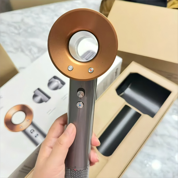 Intelligent Temperature Control High-Speed Nozzle Vacuum Hair Dryer US/UK/EU Compliant Pro-Quality Noise-Free Hair Drying System Featuring Rapid Heat Technology