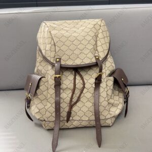 Luxury Mens Backpack Designer Backpack Fashion Double Letter Vintage Classic 7A Top Class Womens Book Bag Student