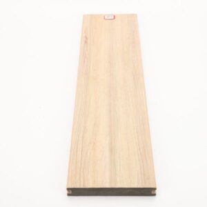 Hot outdoor waterproof second generation co-extruded solid wood grain wood plastic flooring