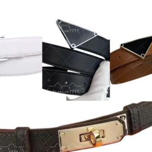 Women's Belts Collection Timeless 2.4 Centimeter Wide Design Combining Elegance and Versatility