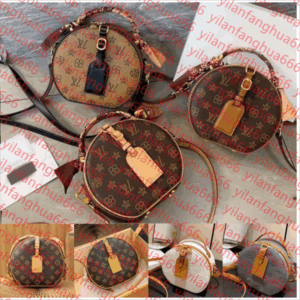 10A Brand design Vintage bucket bag women's fashion retro style one shoulder crossbody bags printed color handbag