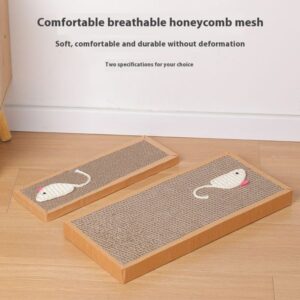 Cat sisal board, mouse bait, corrugated paper, paw grinding, scratch pad, cat teasing toy